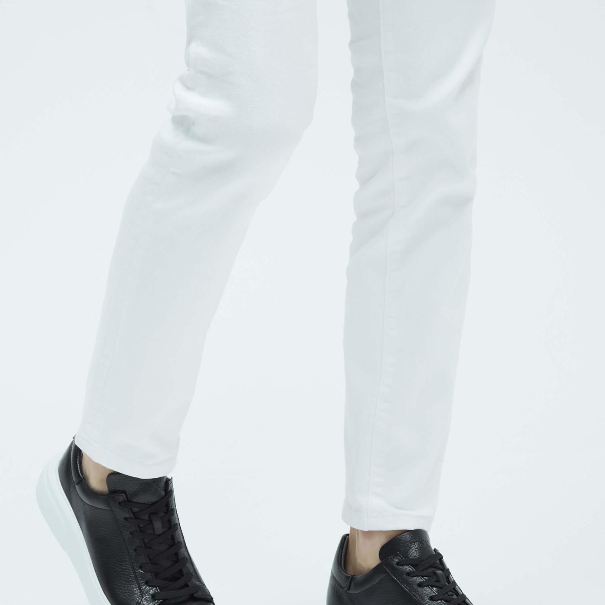 Tamer Tanca Erkek Hakiki Deri Siyah Sneakers & Spor Ayakkabı