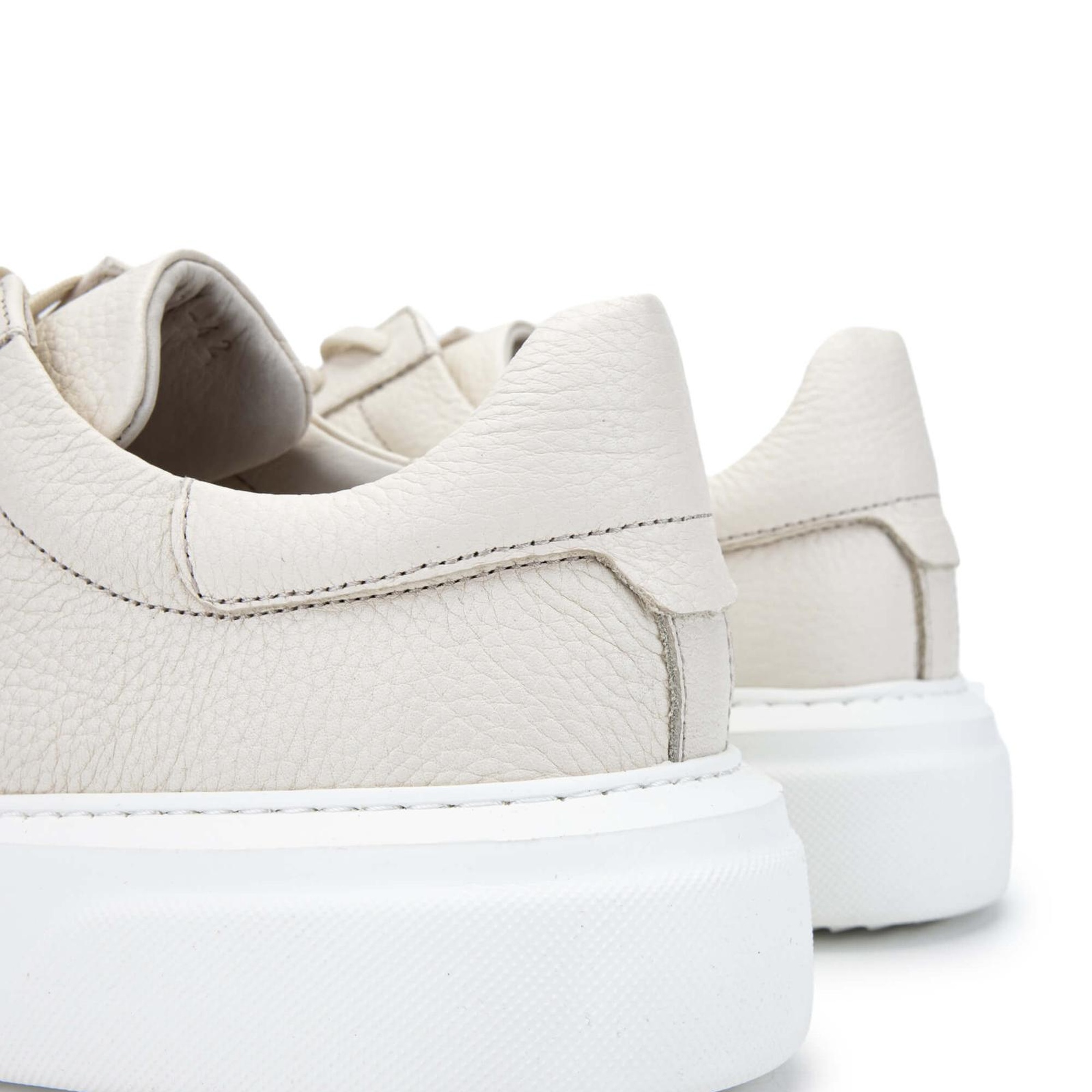 Tamer Tanca Erkek Hakiki Deri Bej Sneakers & Spor Ayakkabı