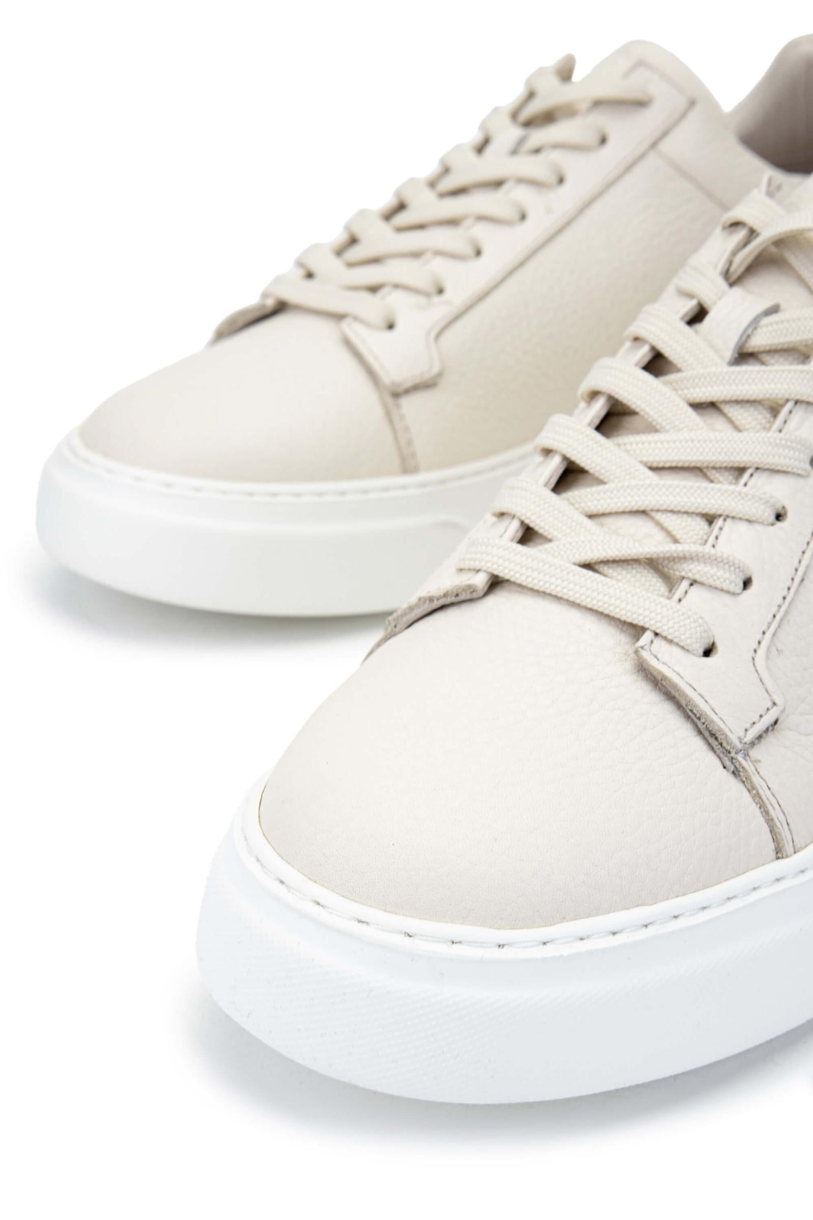 Tamer Tanca Erkek Hakiki Deri Bej Sneakers & Spor Ayakkabı