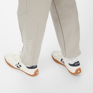  Converse Star Chevron Baskılı Erkek Oversize Fit Gri Eşofman Alti