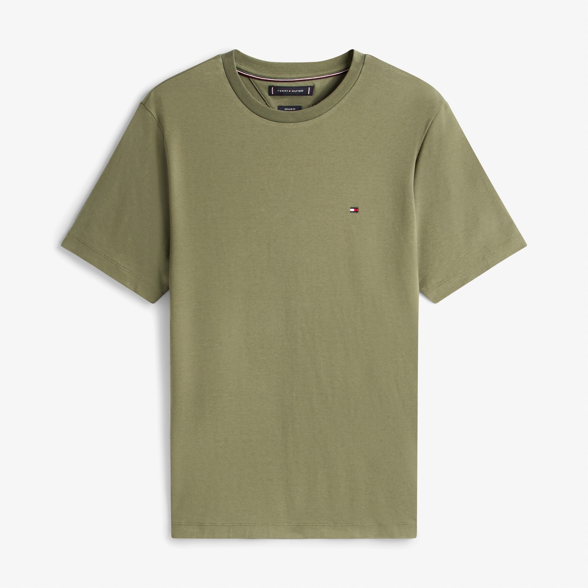 Tommy Hilfiger Light Interlock Erkek Yeşil T-Shirt