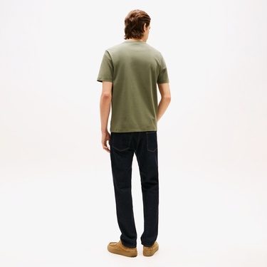  Tommy Hilfiger Light Interlock Erkek Yeşil T-Shirt