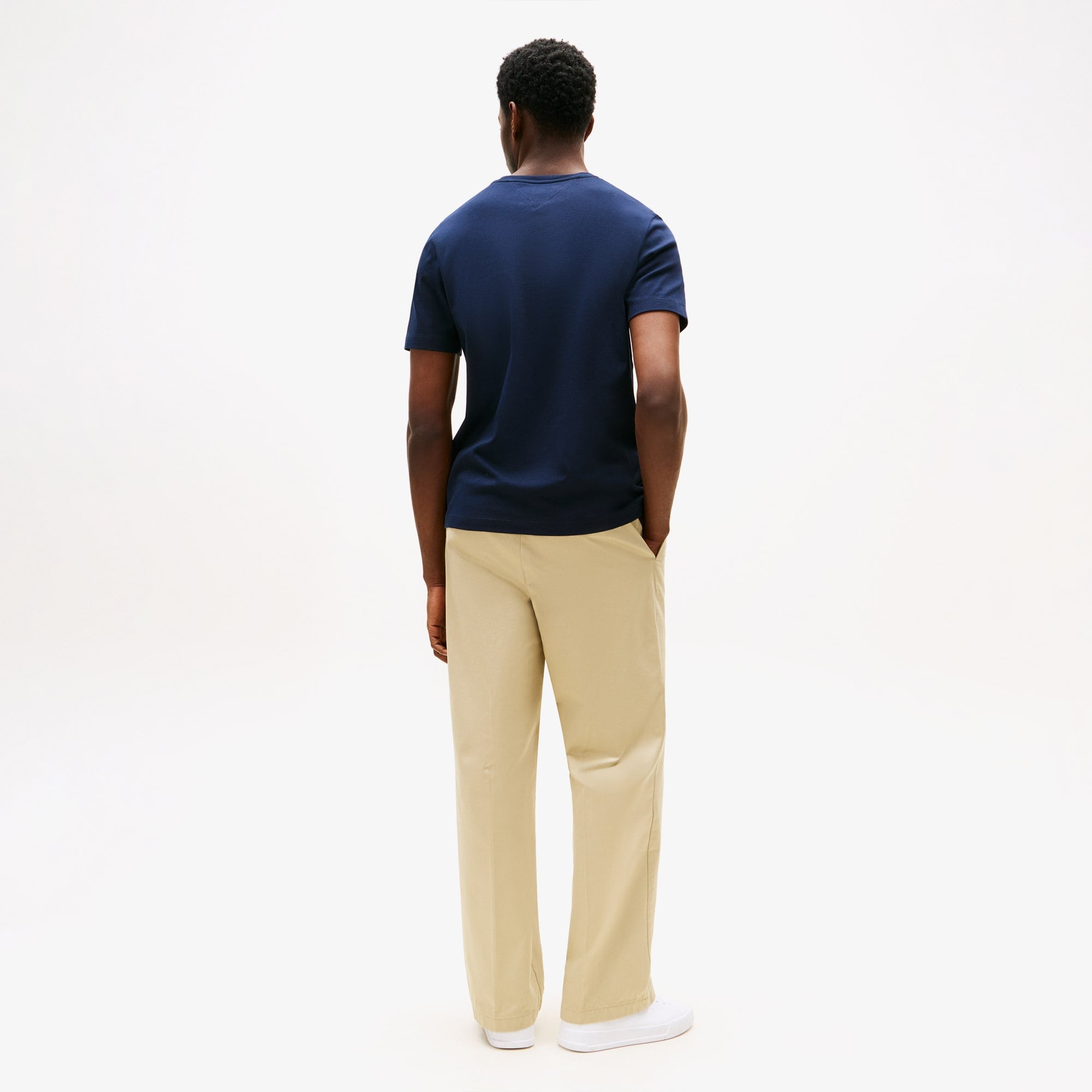 Tommy Hilfiger Elevated Essentials Erkek Lacivert T-Shirt