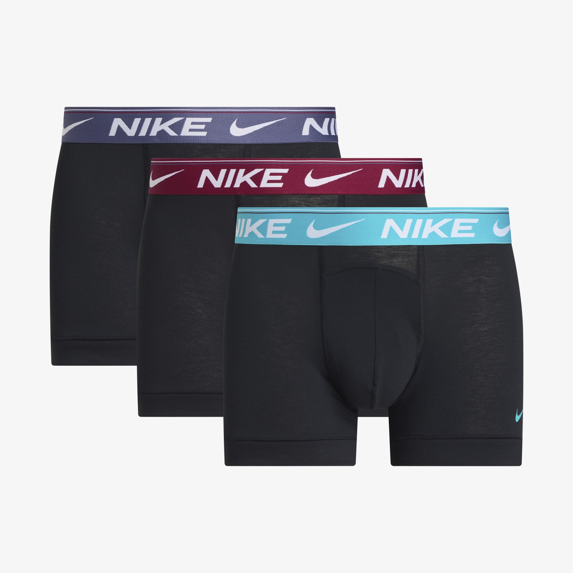Nike 3' lü Erkek Siyah Boxer
