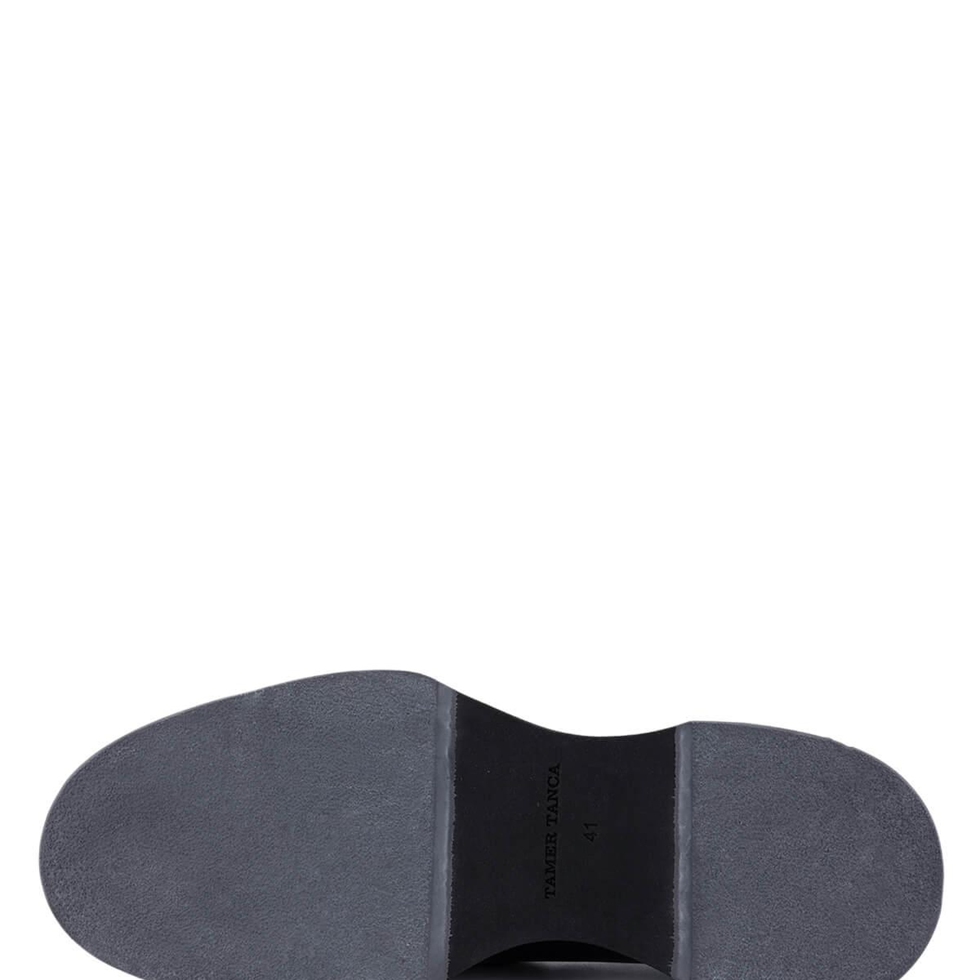 Tamer Tanca Erkek Hakiki Deri Siyah Deri Loafer Ayakkabı