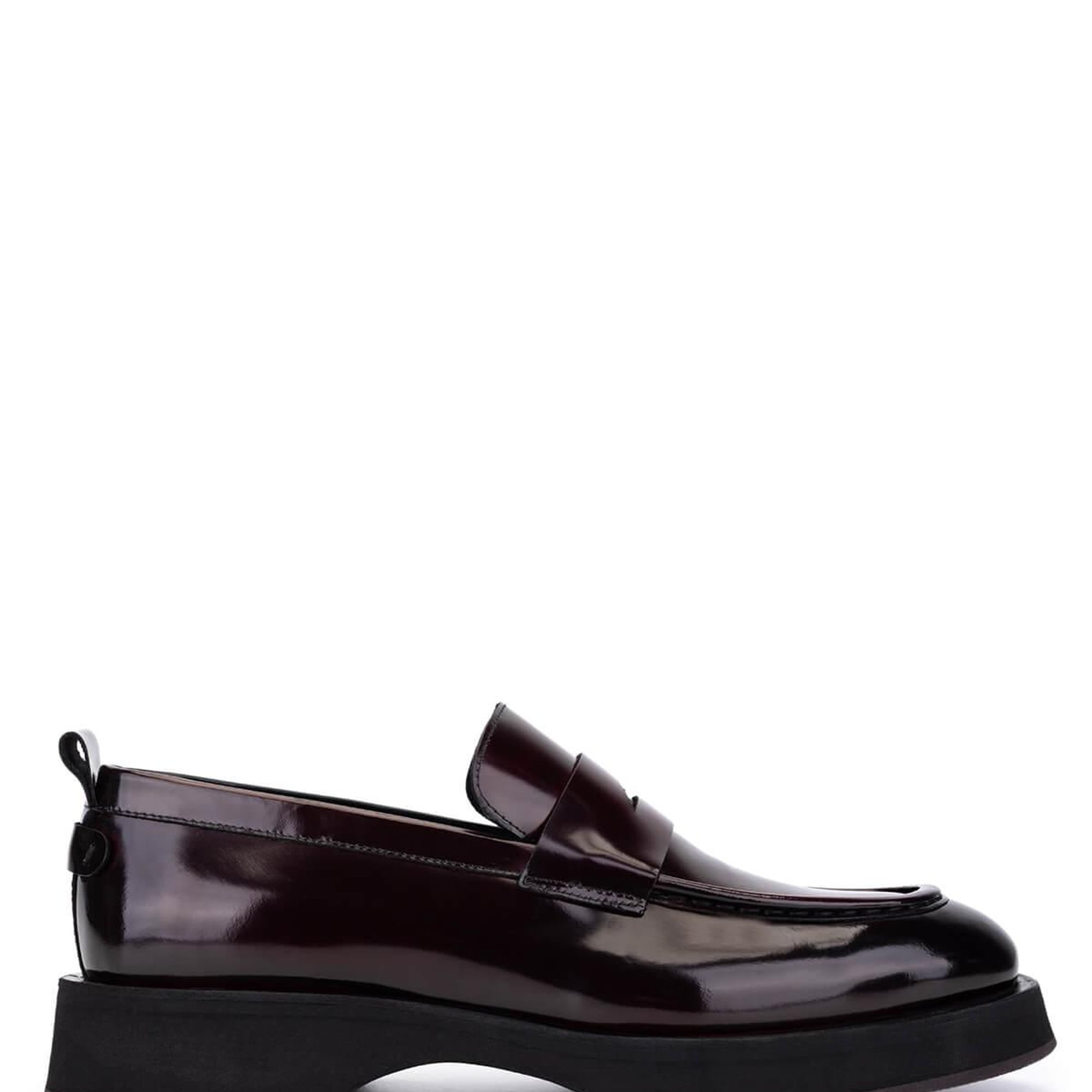 Tamer Tanca Erkek Hakiki Deri Bordo Loafer Ayakkabı