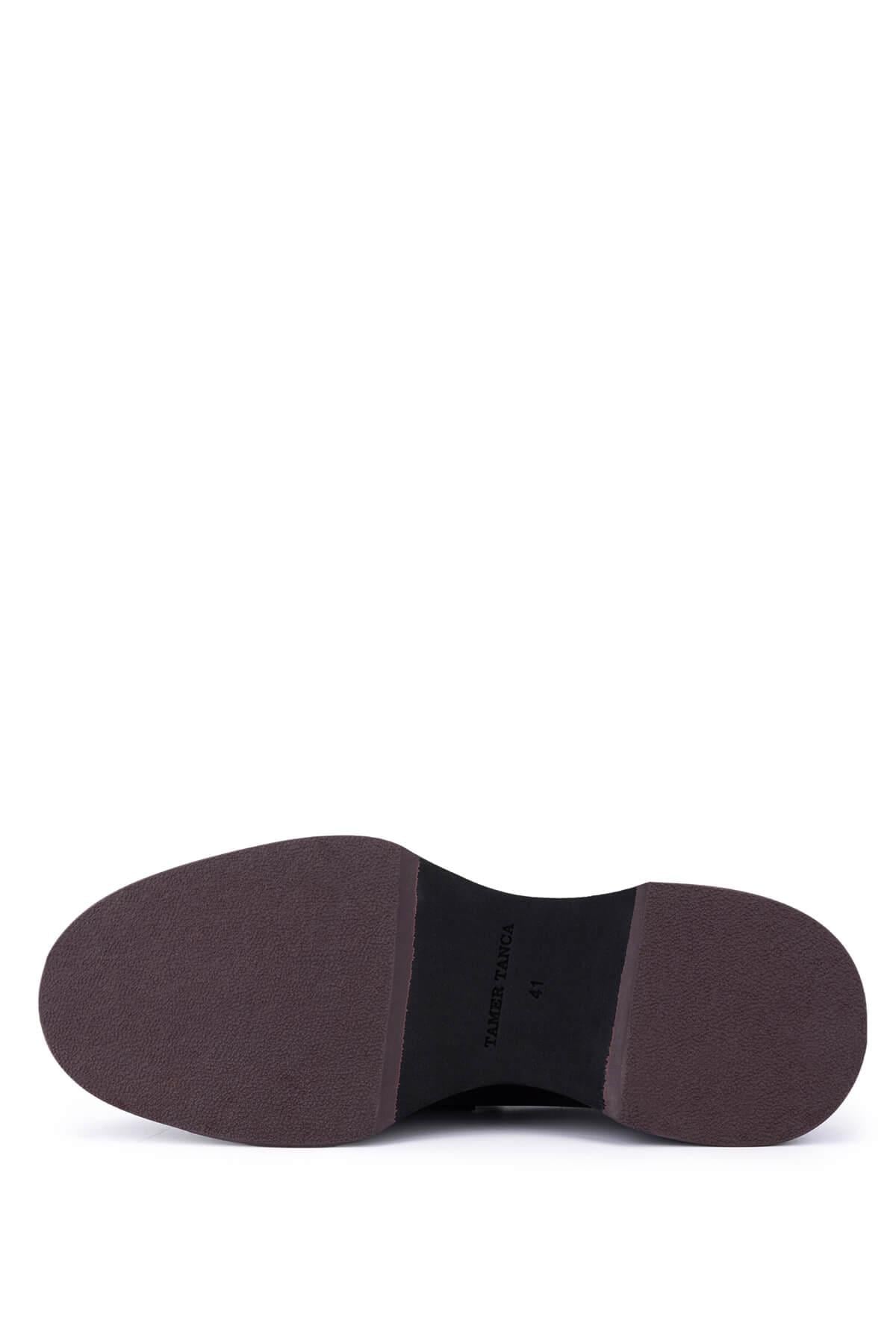 Tamer Tanca Tamer Tanca Erkek Hakiki Deri Bordo Loafer Ayakkabı FashFed'de! Bordo - 3. görsel