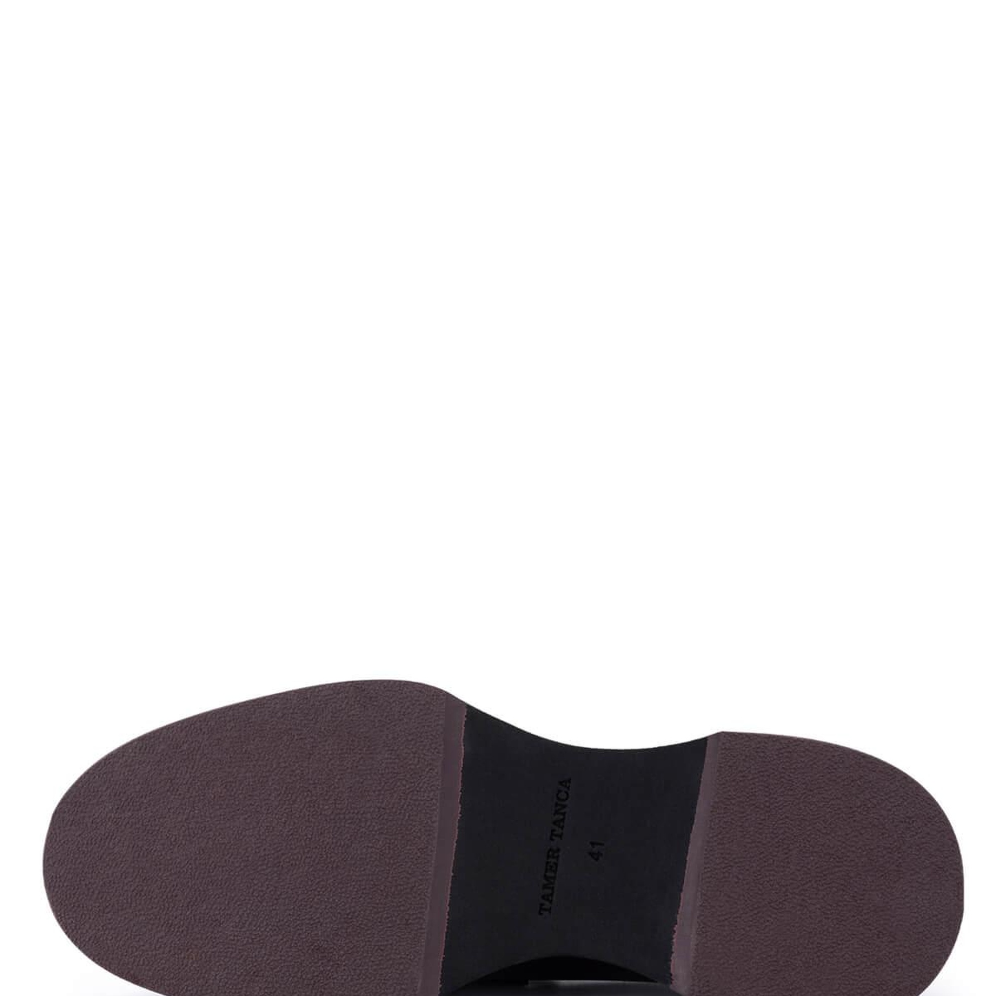 Tamer Tanca Erkek Hakiki Deri Bordo Loafer Ayakkabı