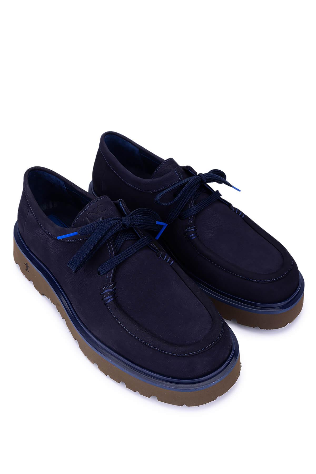 Tamer Tanca Tamer Tanca Erkek Lacivert Loafer Ayakkabı FashFed'de! Lacivert - 4. görsel