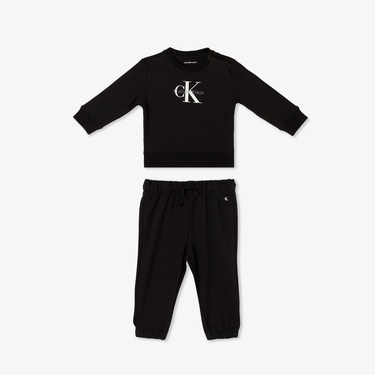  Calvin Klein Monogram Starter Siyah Bebek Takımı