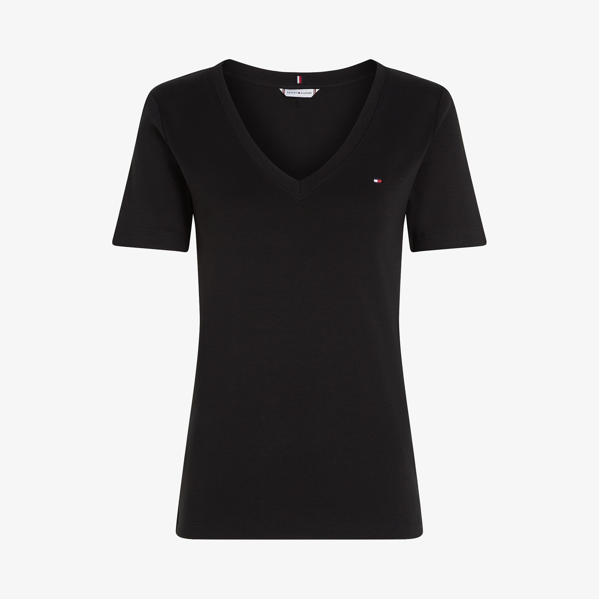 Tommy Hilfiger Nos Kadın Siyah T-Shirt