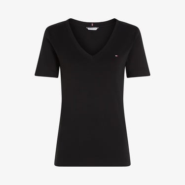  Tommy Hilfiger Nos Kadın Siyah T-Shirt