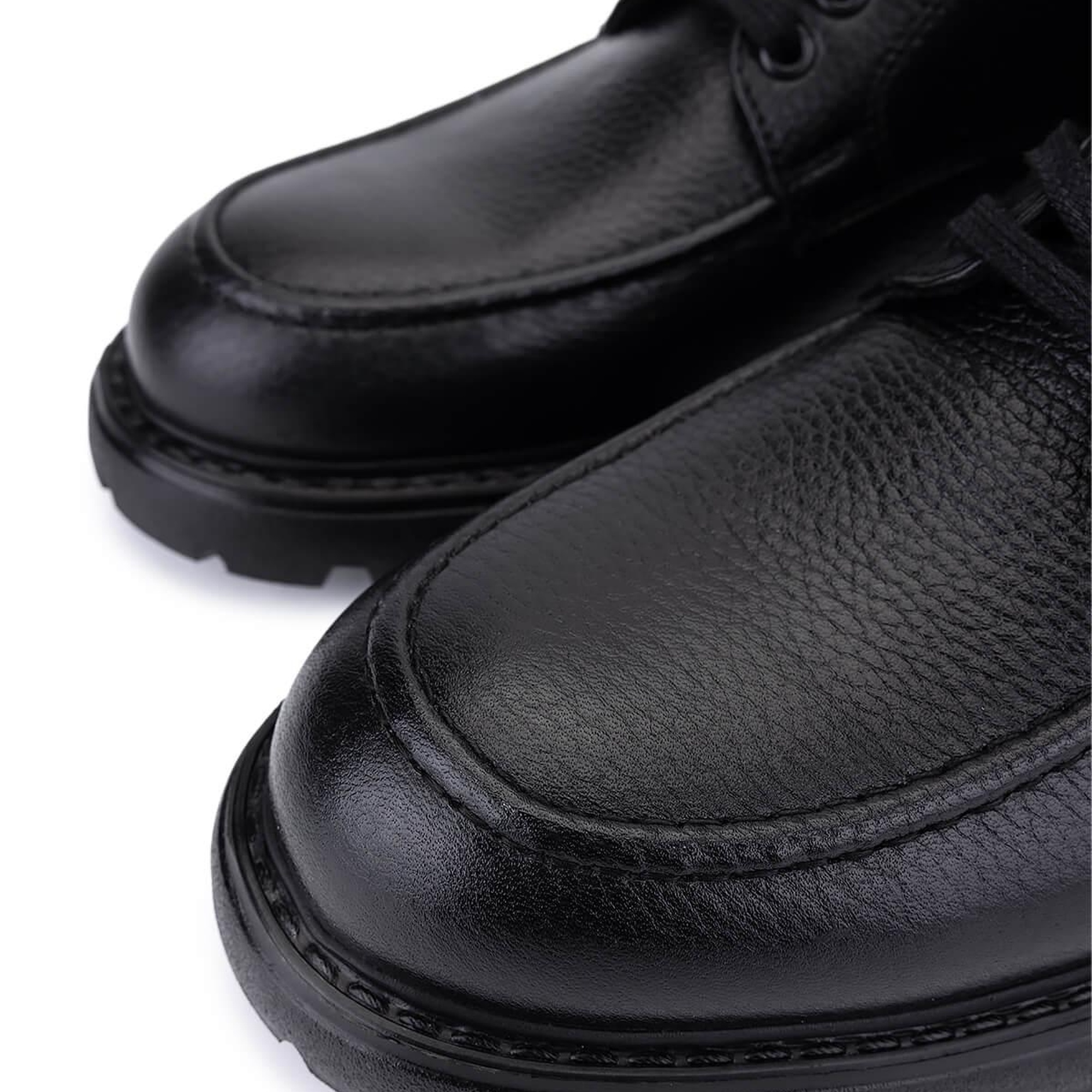 Tamer Tanca Erkek Hakiki Deri Siyah Casual Bot