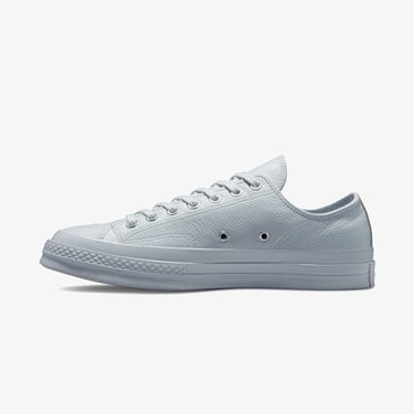  Converse Chuck 70 Mono Leather Summer Unisex Gri Sneaker