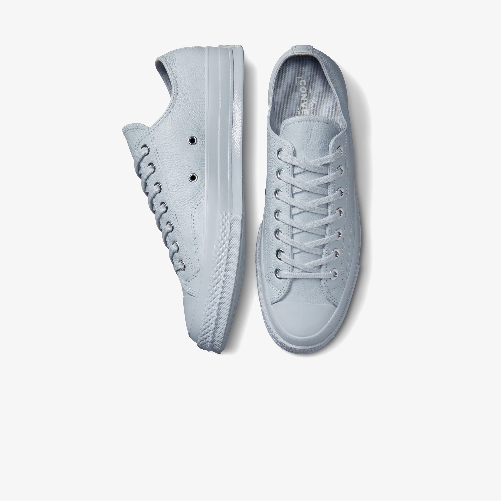 Converse Chuck 70 Mono Leather Summer Unisex Gri Sneaker