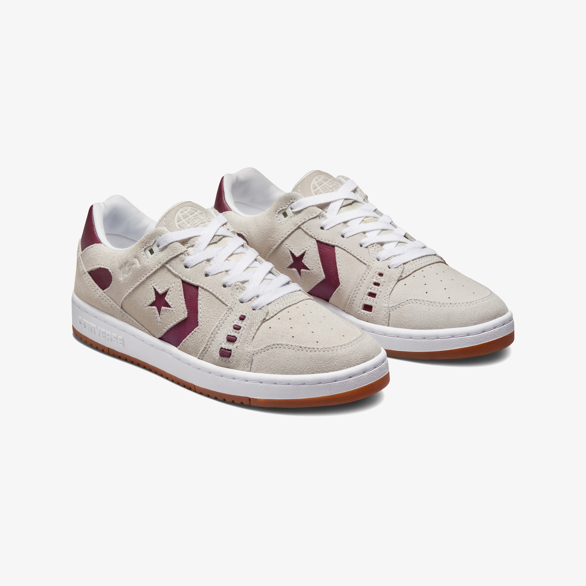 Converse As-1 Pro Erkek Bej/Bordo Sneaker