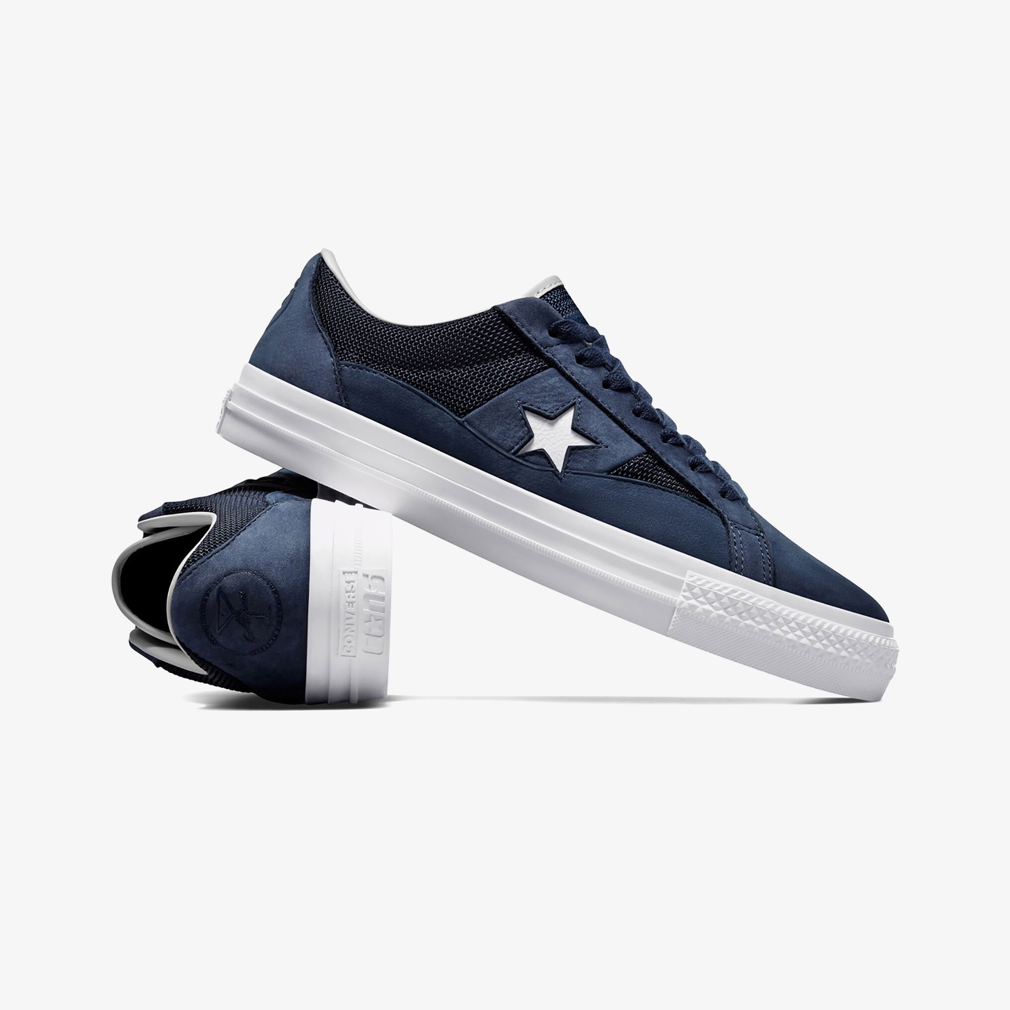 Converse One Star Pro Erkek Koyu Mavi Sneaker