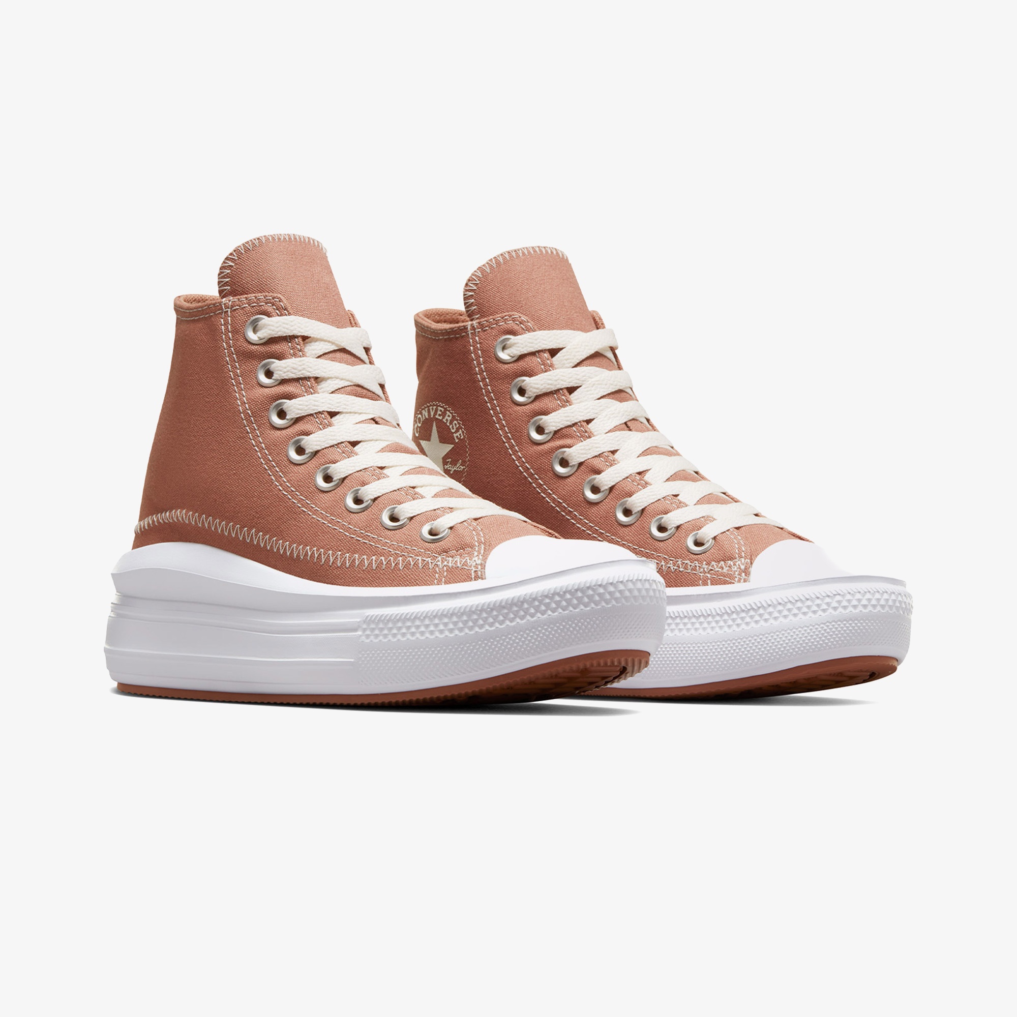 Converse Chuck Taylor All Star Move Crafted Kadın Krem Sneaker