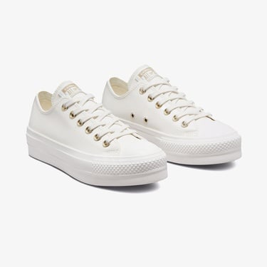 Converse Chuck Taylor All Star Lift Kadın Beyaz Sneaker