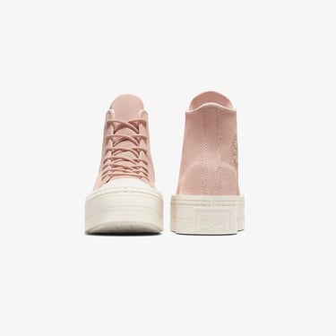  Converse Chuck Taylor All Star Modern Lift Platform Mono Suede Kadın Pembe Sneaker