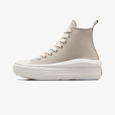  Converse Chuck Taylor All Star Move Platform Kadın Bej/Siyah Sneaker