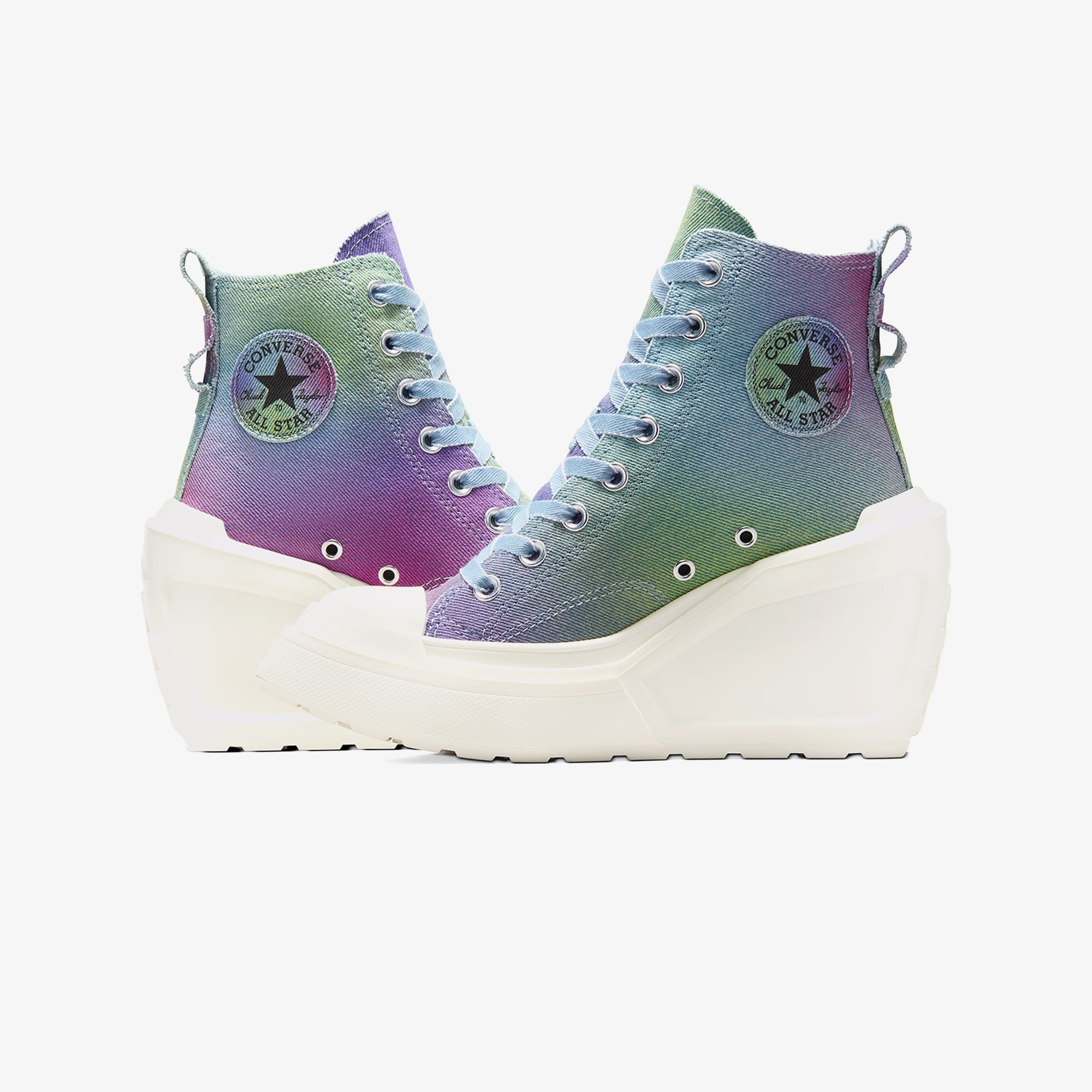 Converse Chuck 70 De Luxe Wedge Kadın Mavi Sneaker