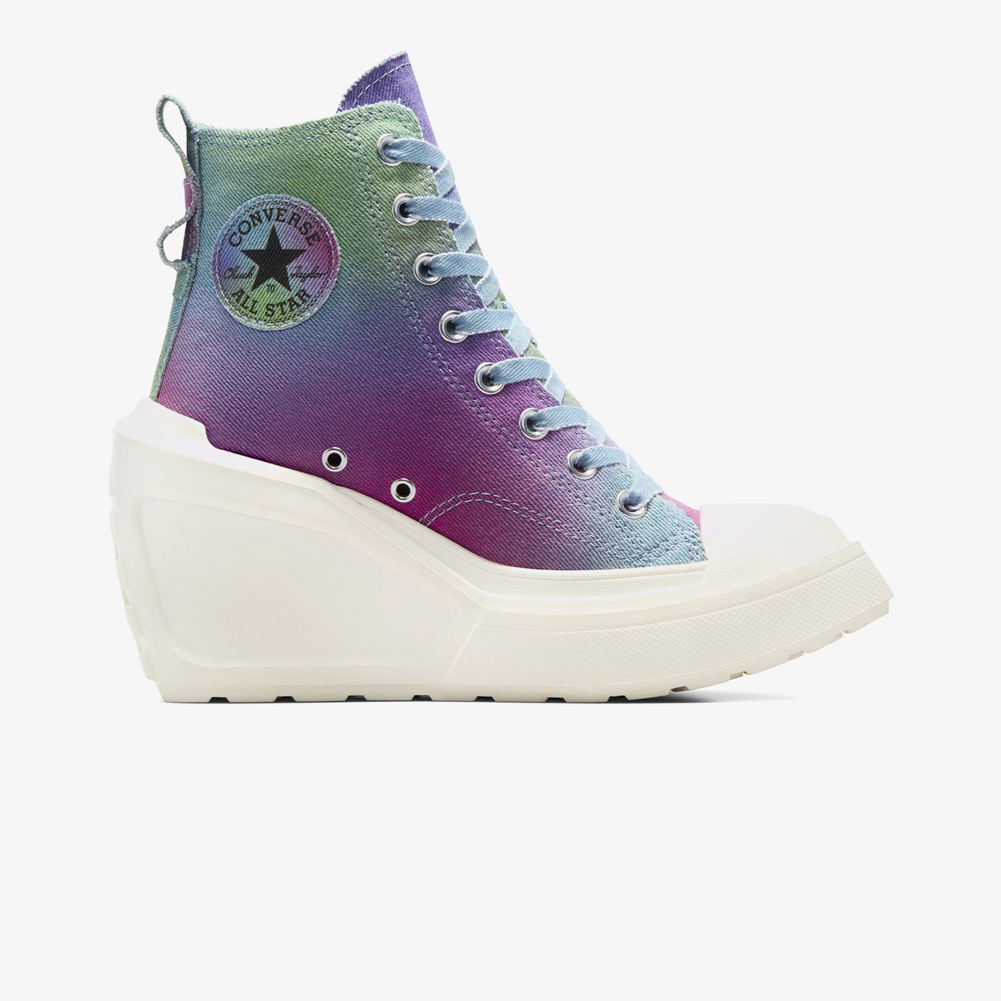 Converse Chuck 70 De Luxe Wedge Kadın Mavi Sneaker