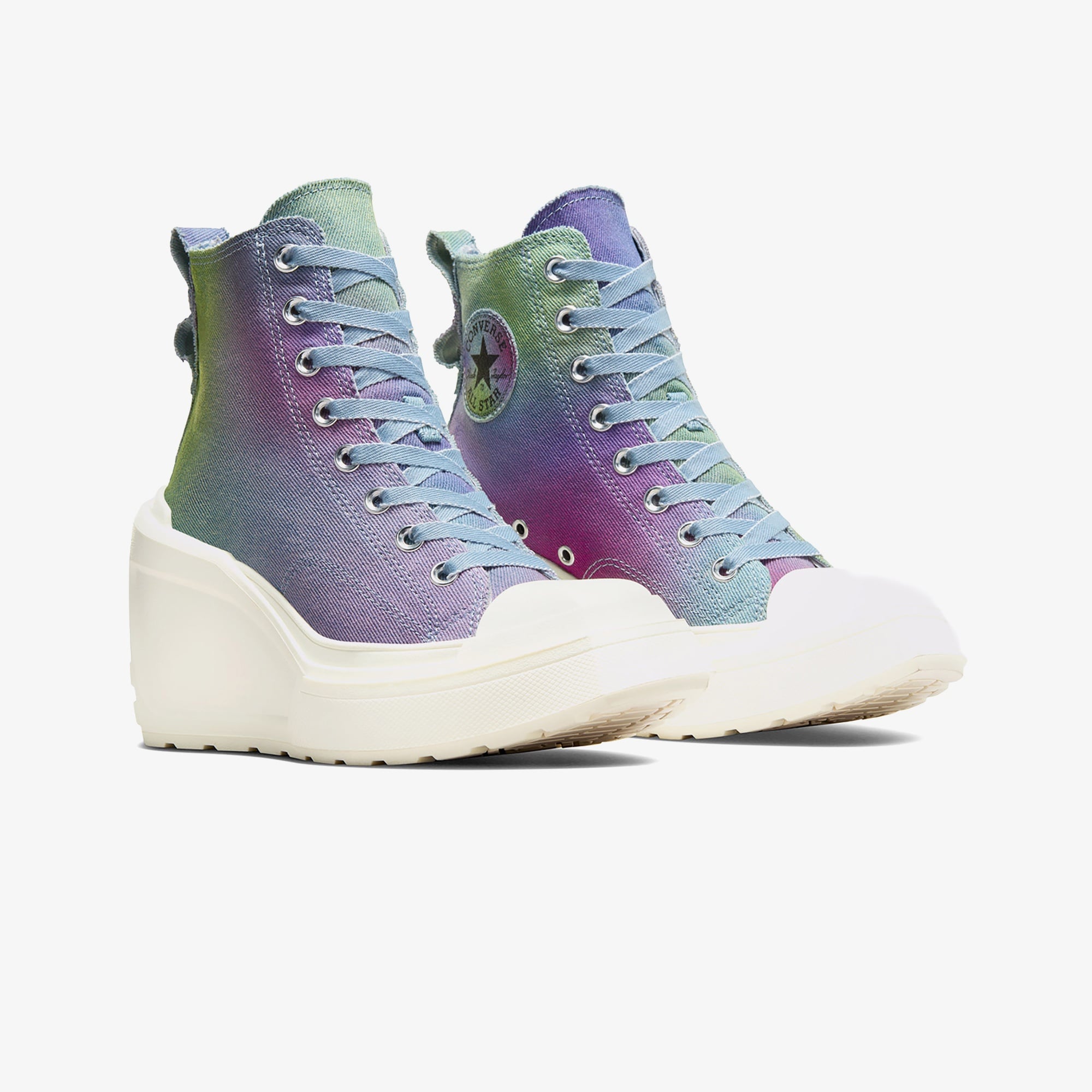 Converse Chuck 70 De Luxe Wedge Kadın Mavi Sneaker