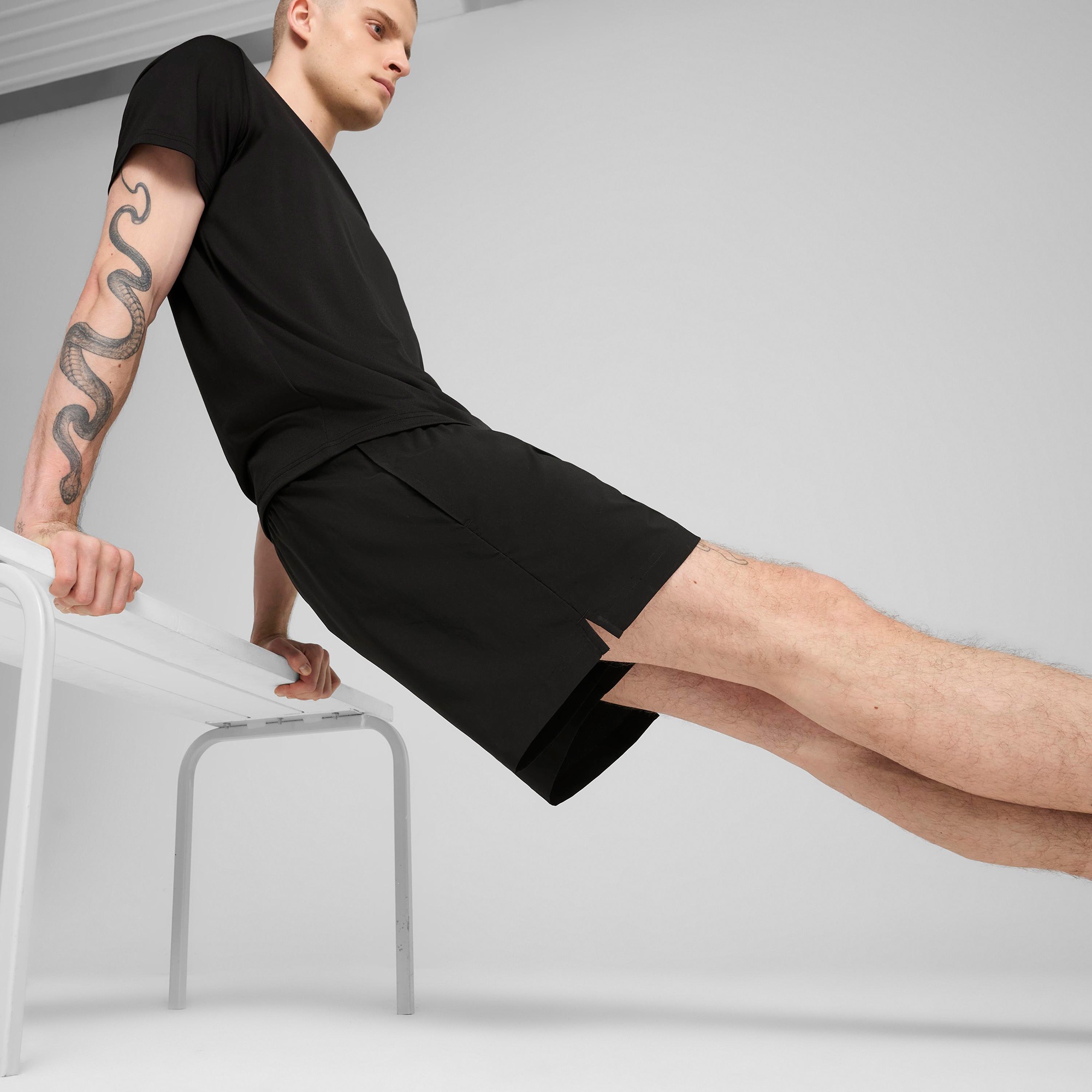 Puma Tad Essentials 5 Woven Erkek Siyah Antrenman Şortu