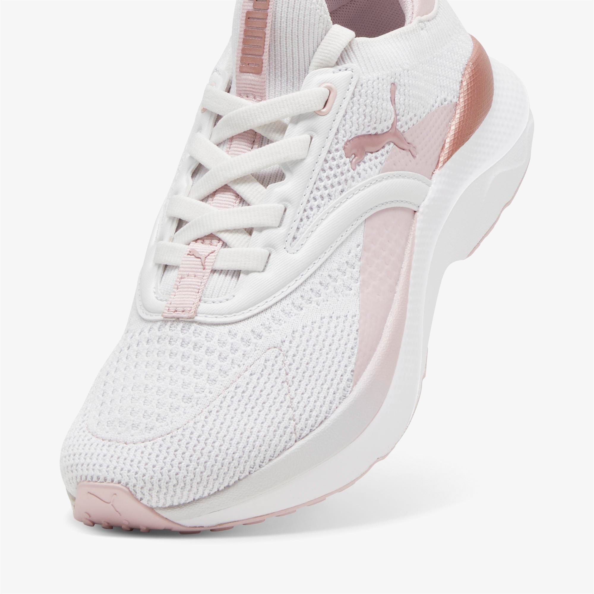 Puma Softride Mayve Kadın Pembe/Beyaz Koşu Ayakkabısı