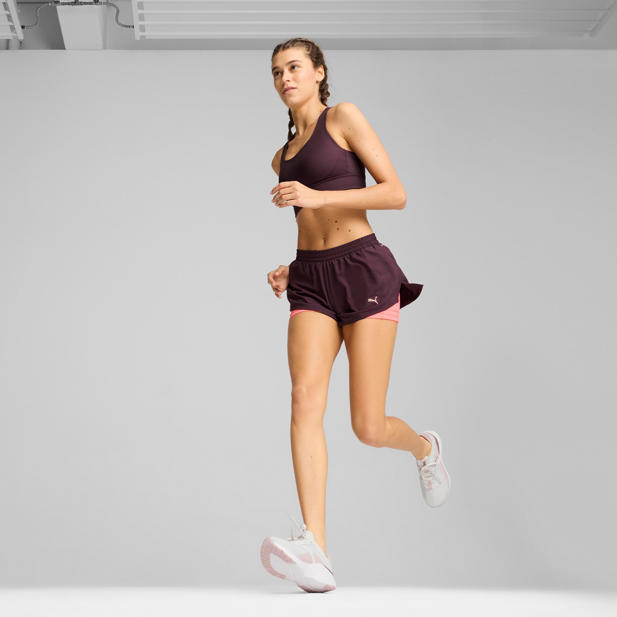 Puma Softride Mayve Kadın Pembe/Beyaz Koşu Ayakkabısı