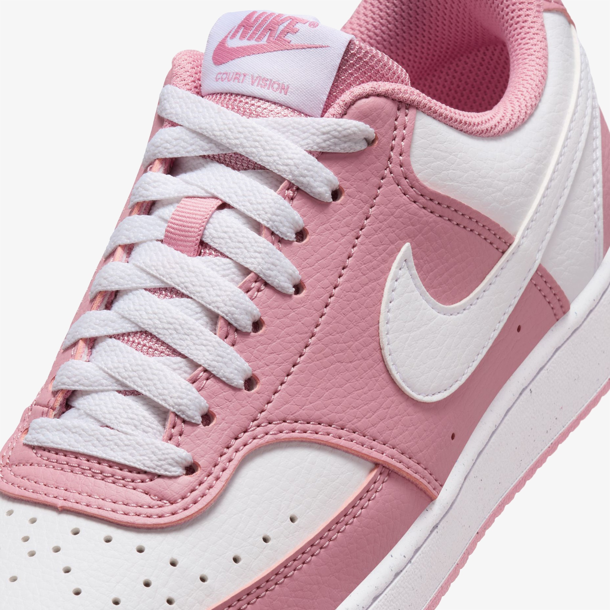 Nike Court Vision Low Next Nature Kadın Pembe Spor Ayakkabı