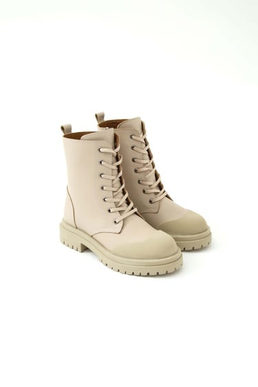  Tamer Tanca Kadın Hakiki Deri Bej Casual Bot