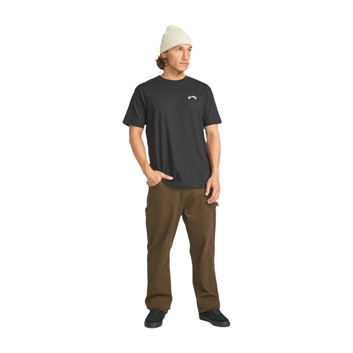  Billabong Arch Crew Ss Erkek Siyah Tişört