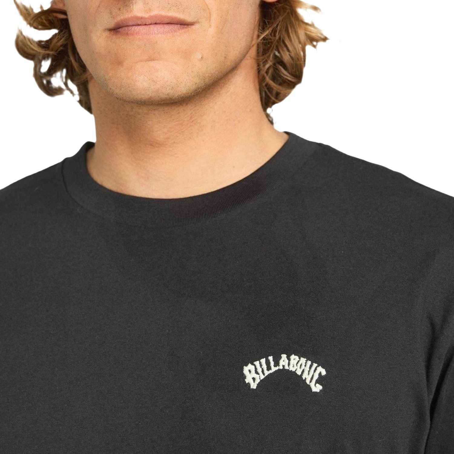  Billabong Arch Crew Ss Erkek Siyah Tişört