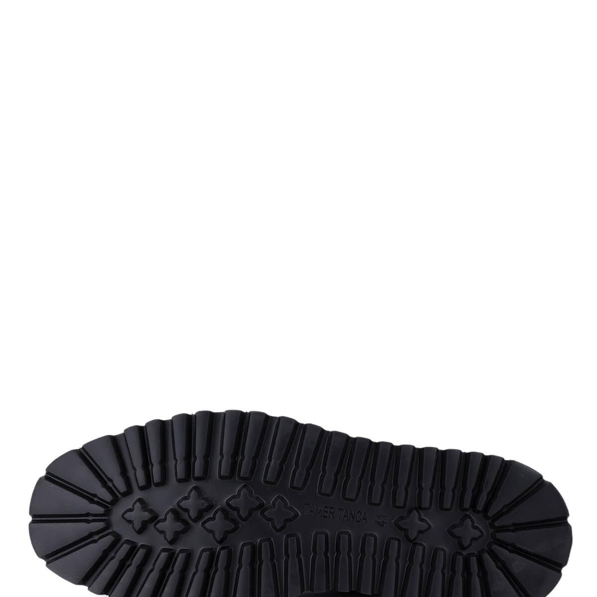 Tamer Tanca Erkek Hakiki Deri Siyah Casual Ayakkabı