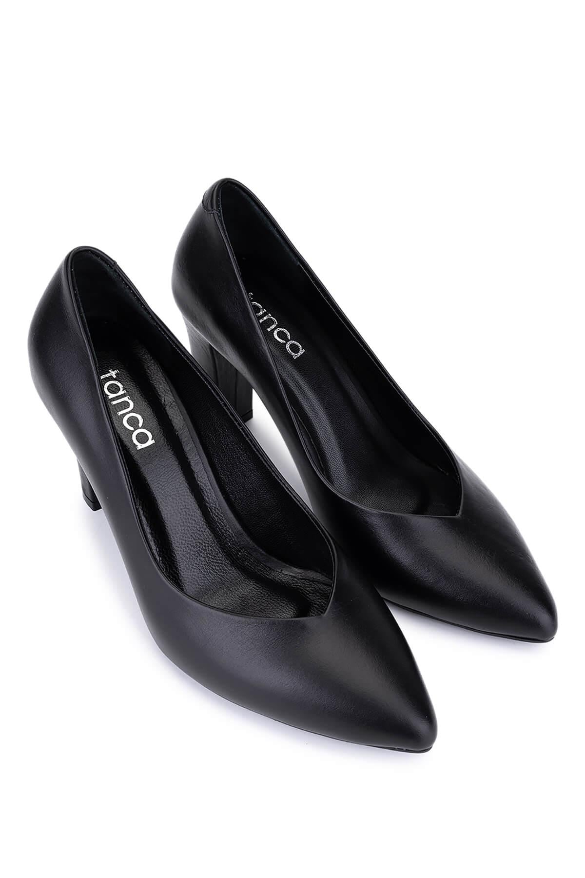 Tamer Tanca Tamer Tanca Kadın Siyah Analin Topuklu Ayakkabı FashFed'de! Siyah - 4. görsel