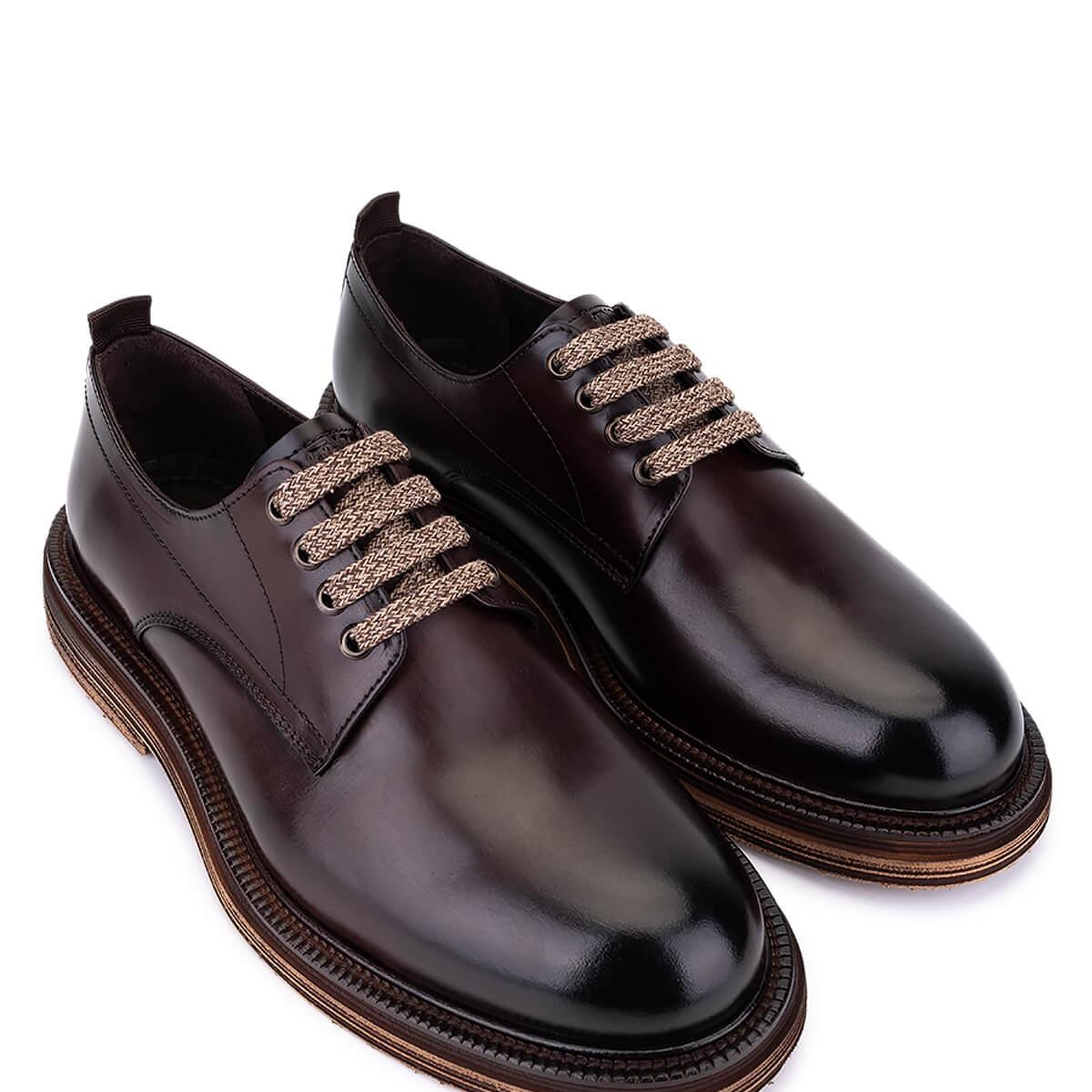 Tamer Tanca Erkek Hakiki Deri Taba Casual Ayakkabı