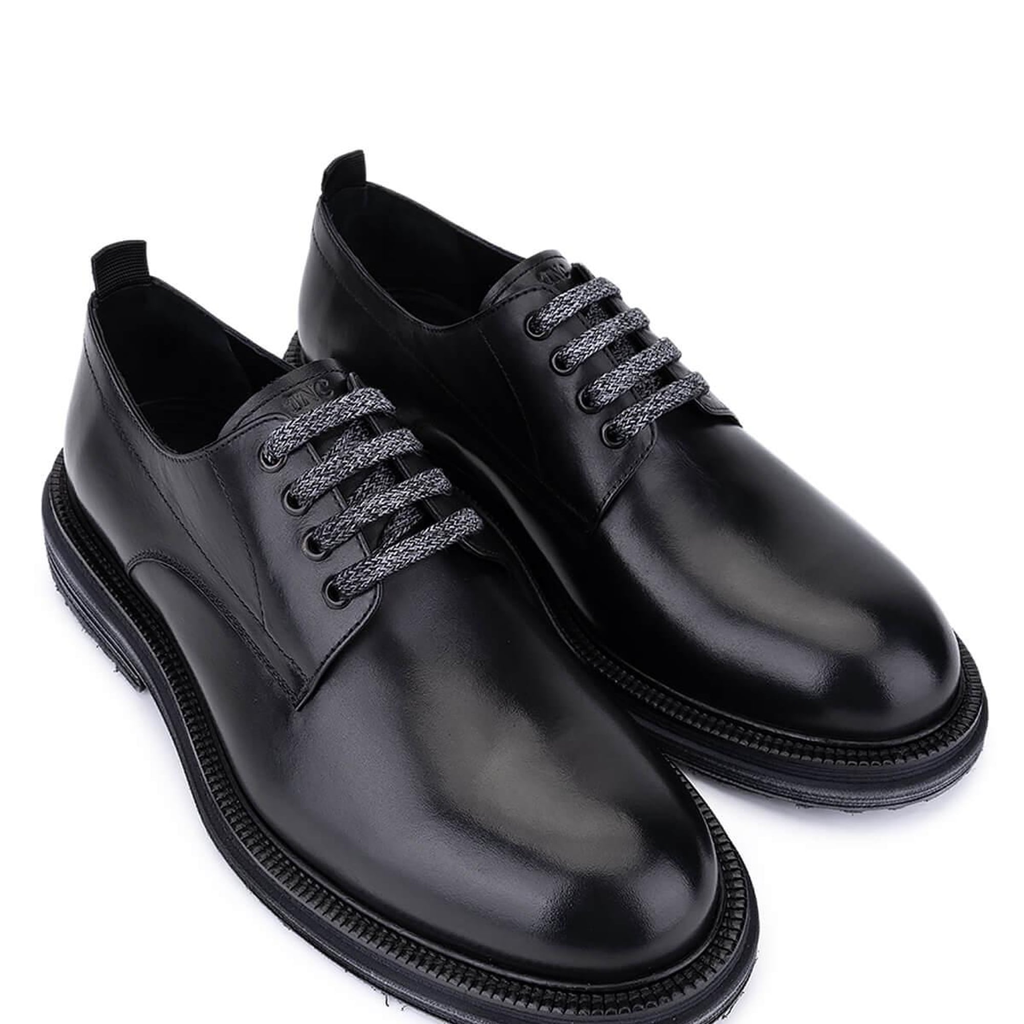 Tamer Tanca Erkek Hakiki Deri Siyah Casual Ayakkabı