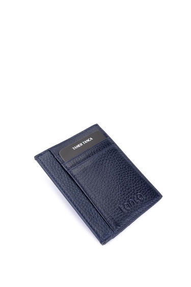 Tamer Tanca Erkek Hakiki Deri Lacivert Cüzdan