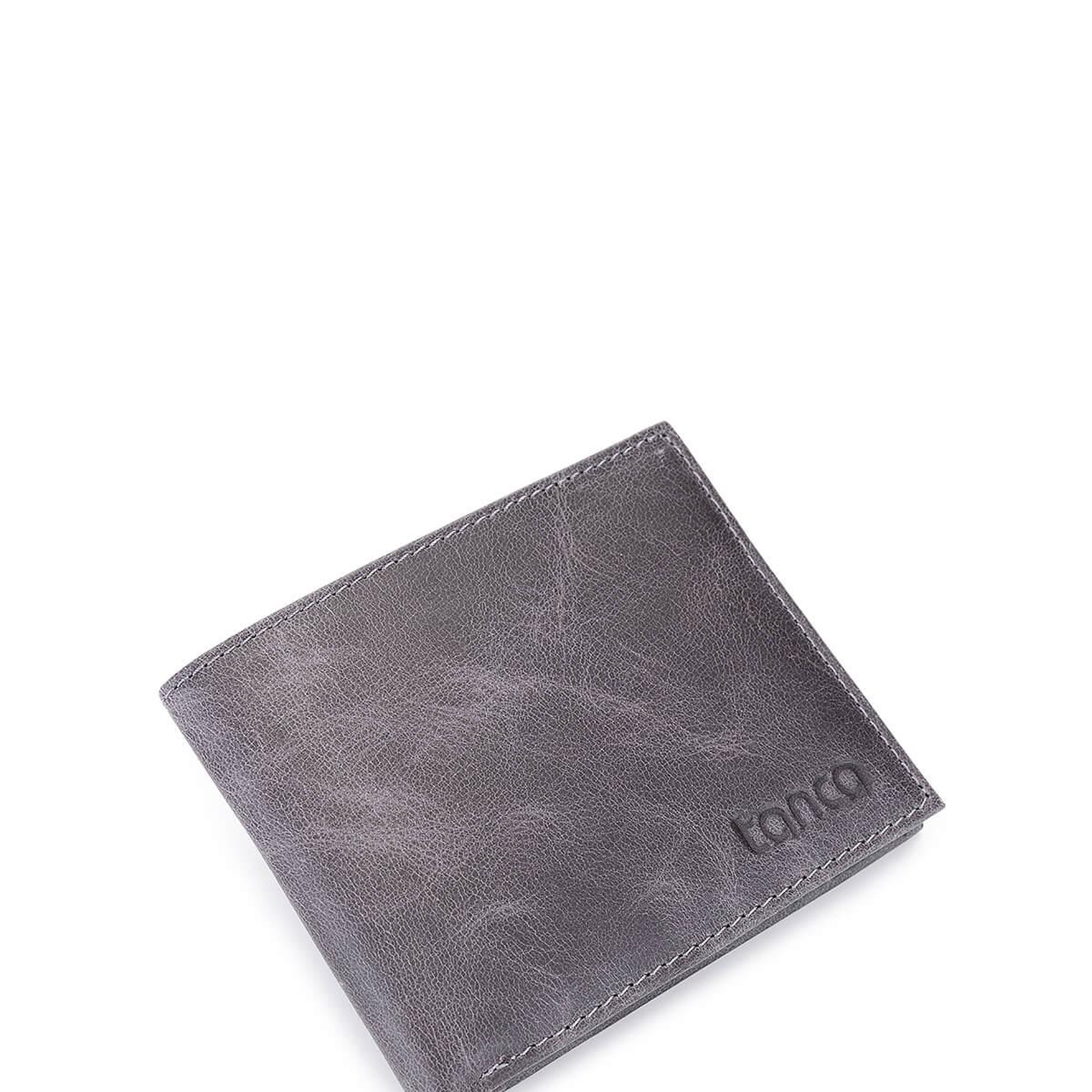 Tamer Tanca Erkek Hakiki Deri Gri Cüzdan