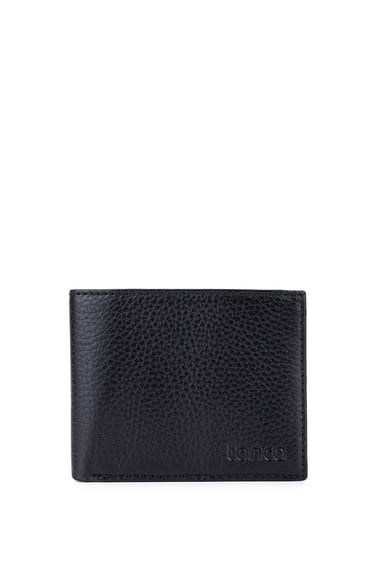  Tamer Tanca Erkek Hakiki Deri Siyah Floter Cüzdan