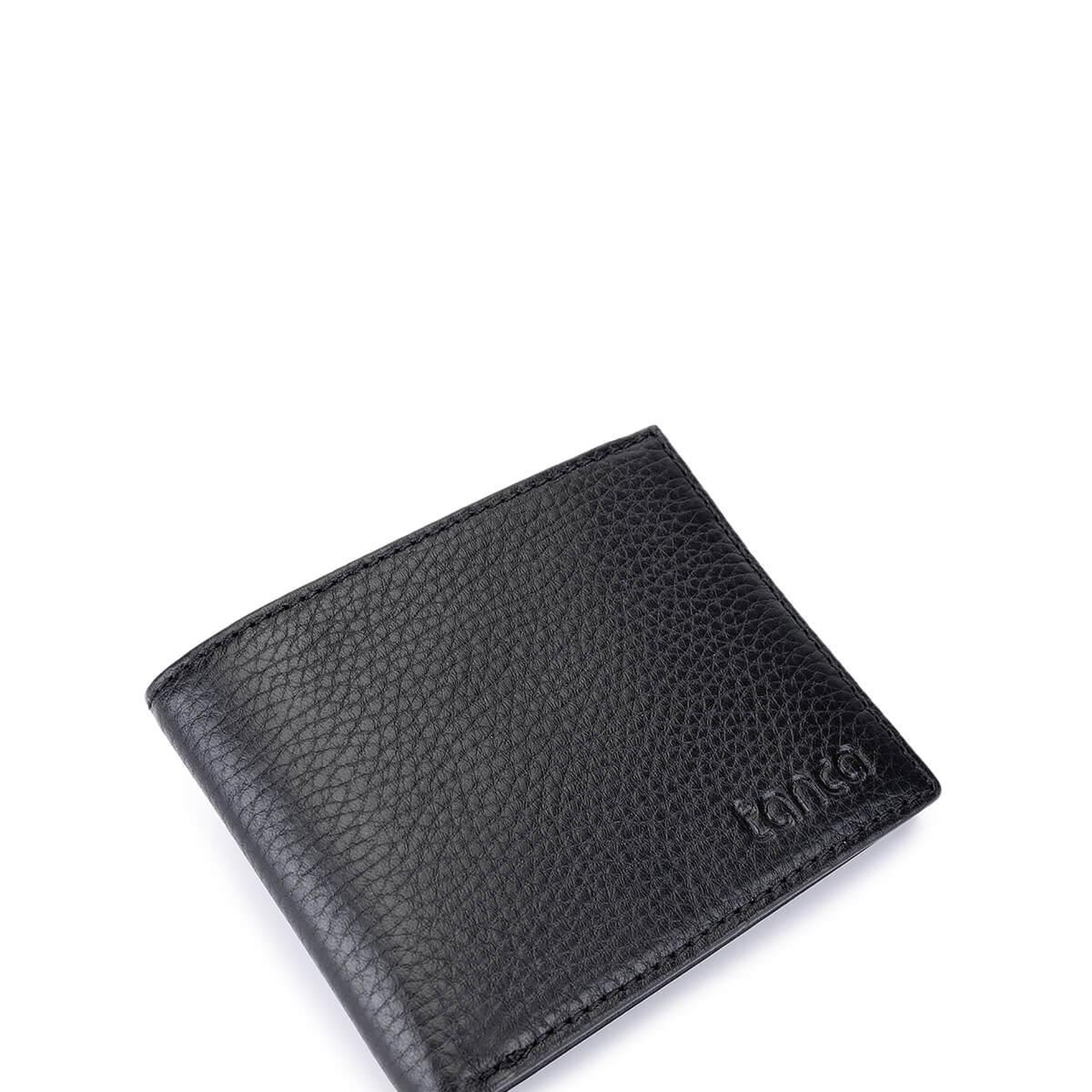 Tamer Tanca Erkek Hakiki Deri Siyah Floter Cüzdan