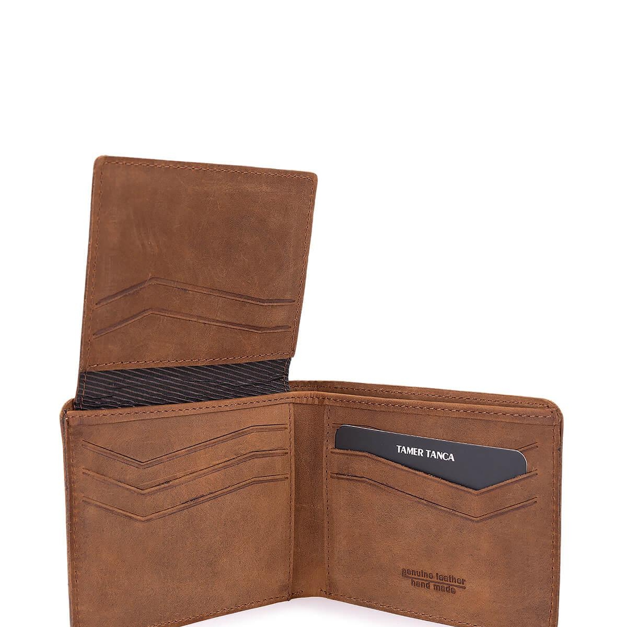 Tamer Tanca Erkek Hakiki Deri Taba Crazy Cüzdan
