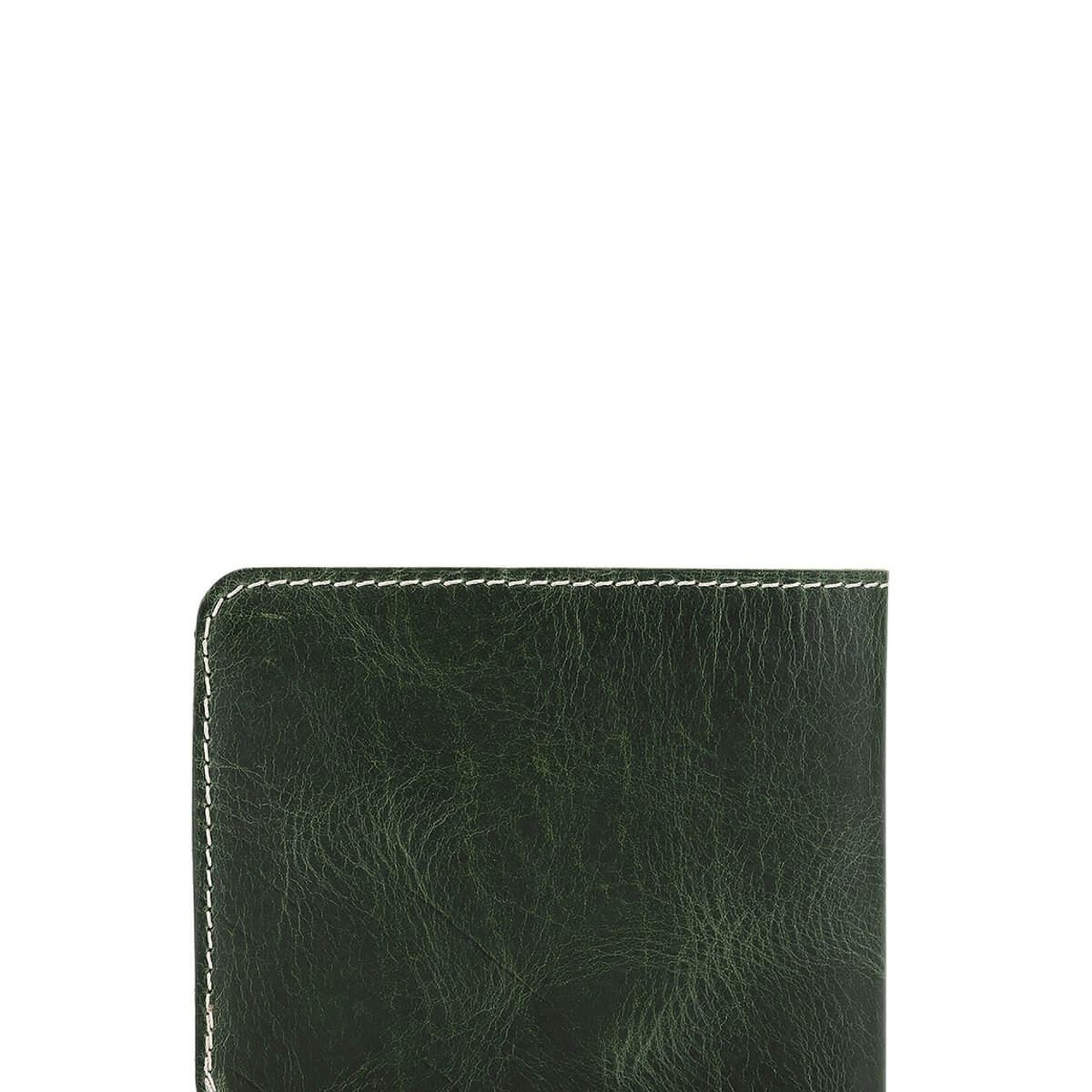 Tamer Tanca Erkek Hakiki Deri  Yeşil Cüzdan