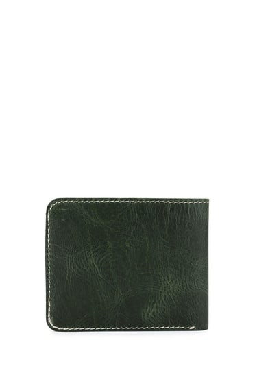  Tamer Tanca Erkek Hakiki Deri  Yeşil Cüzdan