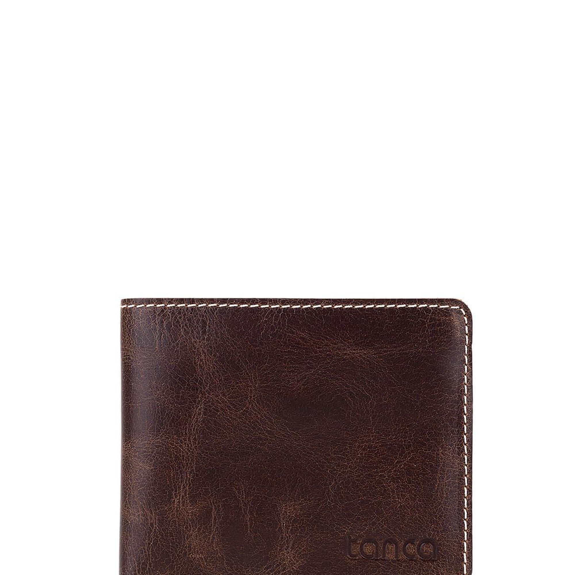 Tamer Tanca Erkek Hakiki Deri Kahverengi Cüzdan