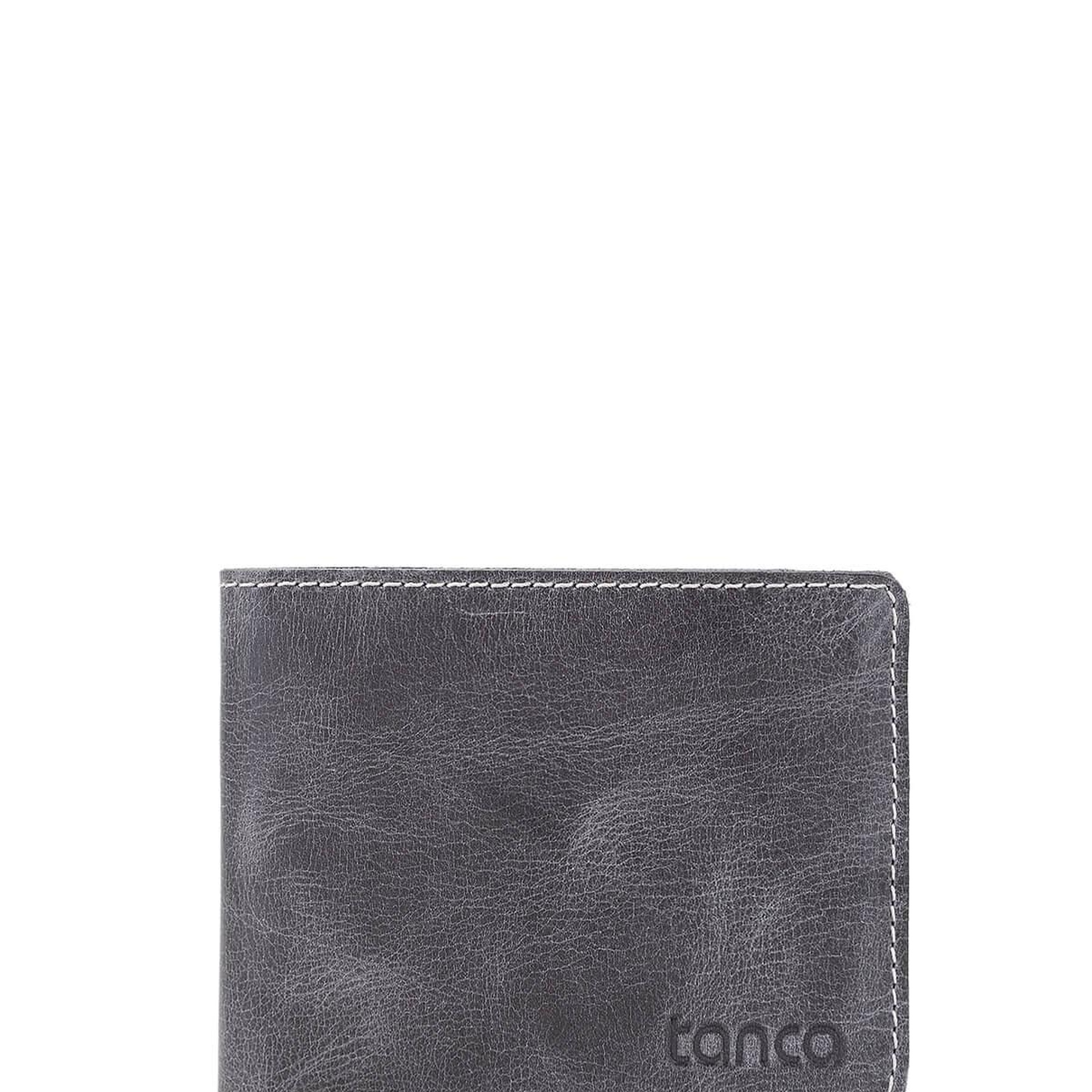 Tamer Tanca Erkek Hakiki Deri Gri Cüzdan