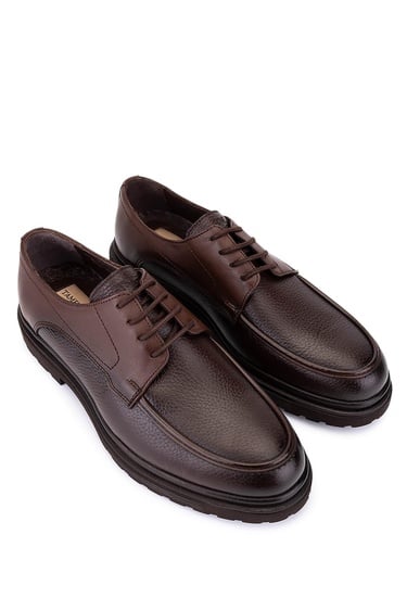  Tamer Tanca Erkek Hakiki Deri Kahverengi Casual Ayakkabı