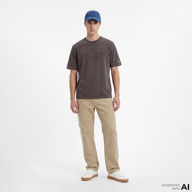  Tommy Hilfiger New Classics Erkek Kahverengi T-Shirt